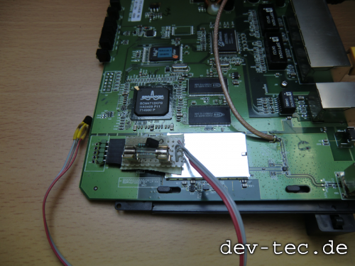 Linksys Router mit 1-wire Adapter